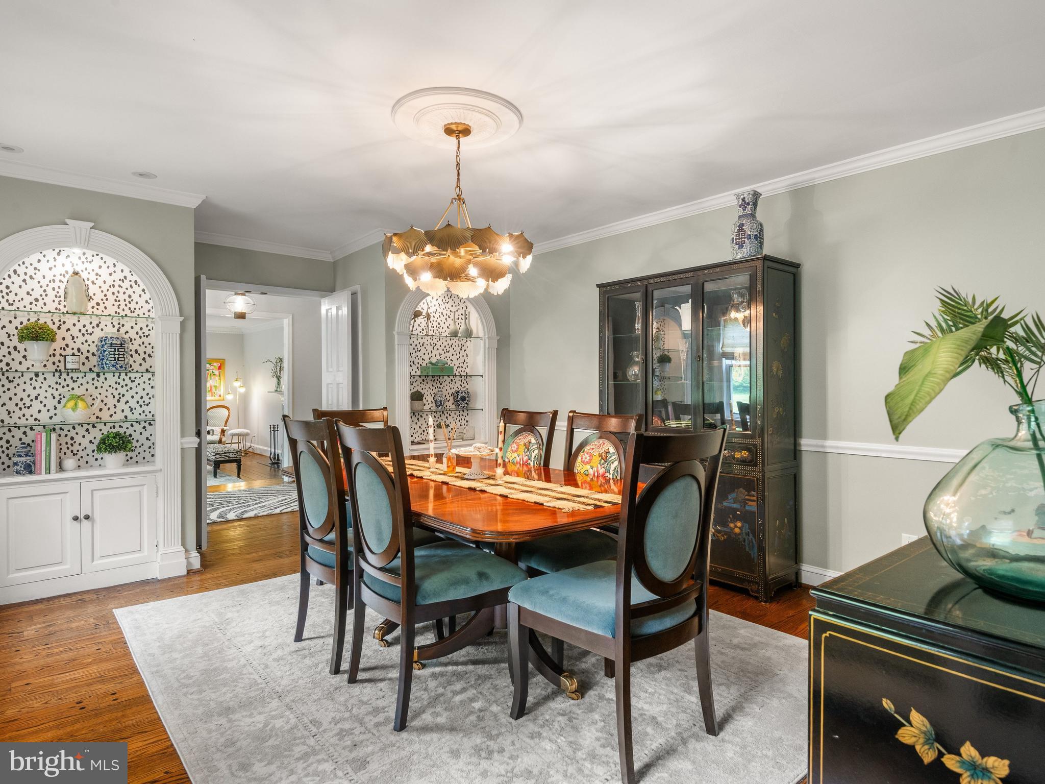 2 Porteous Road Berwyn, PA 19312 - Photo 7 of 38 Dining Room with built ins