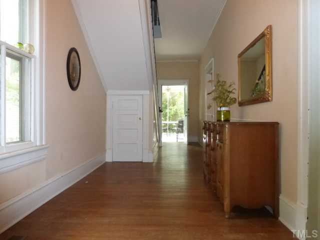 420 Cutler Street Raleigh, NC 27603 - Photo 3 of 24 Nice sight lines. The spacious side halls open onto a back porch up and down. This is the view as you enter from the big front porch.