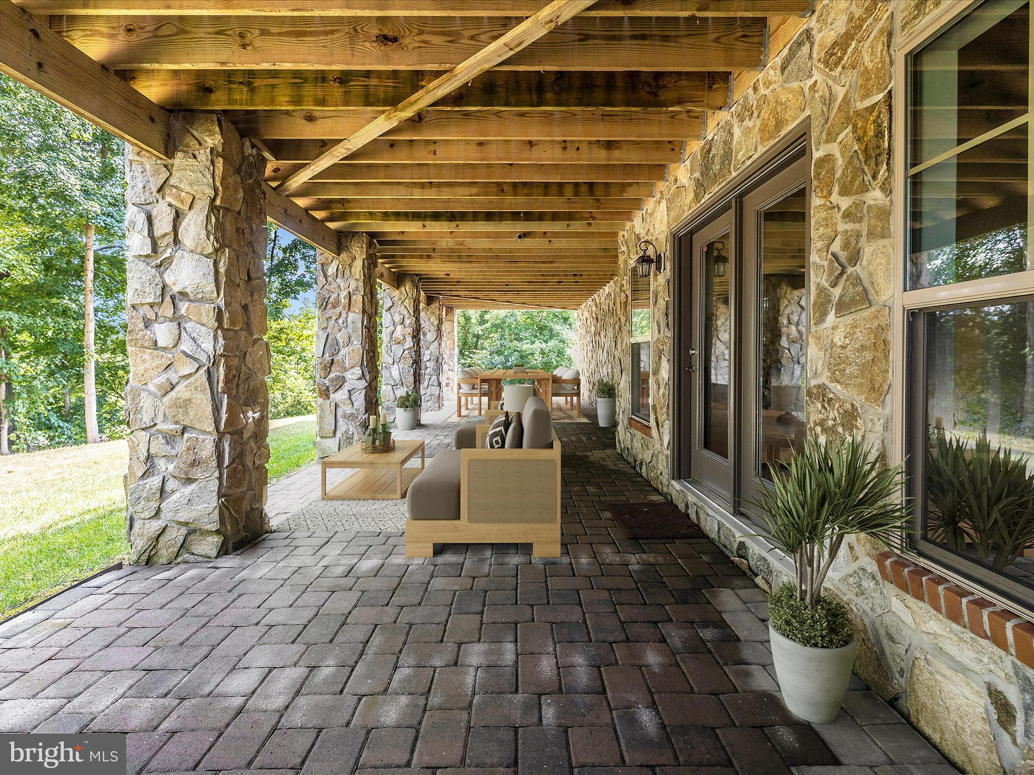 2668 Monocacy Ford Road Frederick, MD 21701 - Photo 47 of 63 Covered Patio Virtually Staged