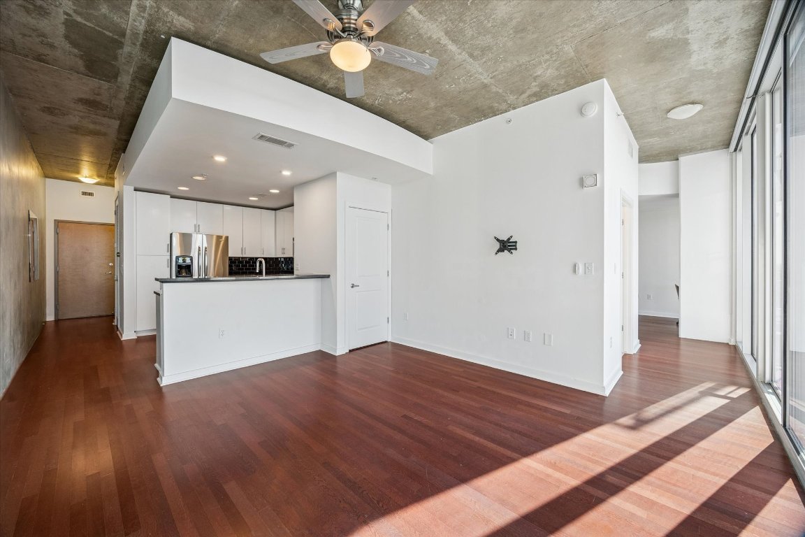 360 Nueces Street, Unit 4008 Austin, TX 78701 - Photo 9 of 40 a view of kitchen with wooden floor