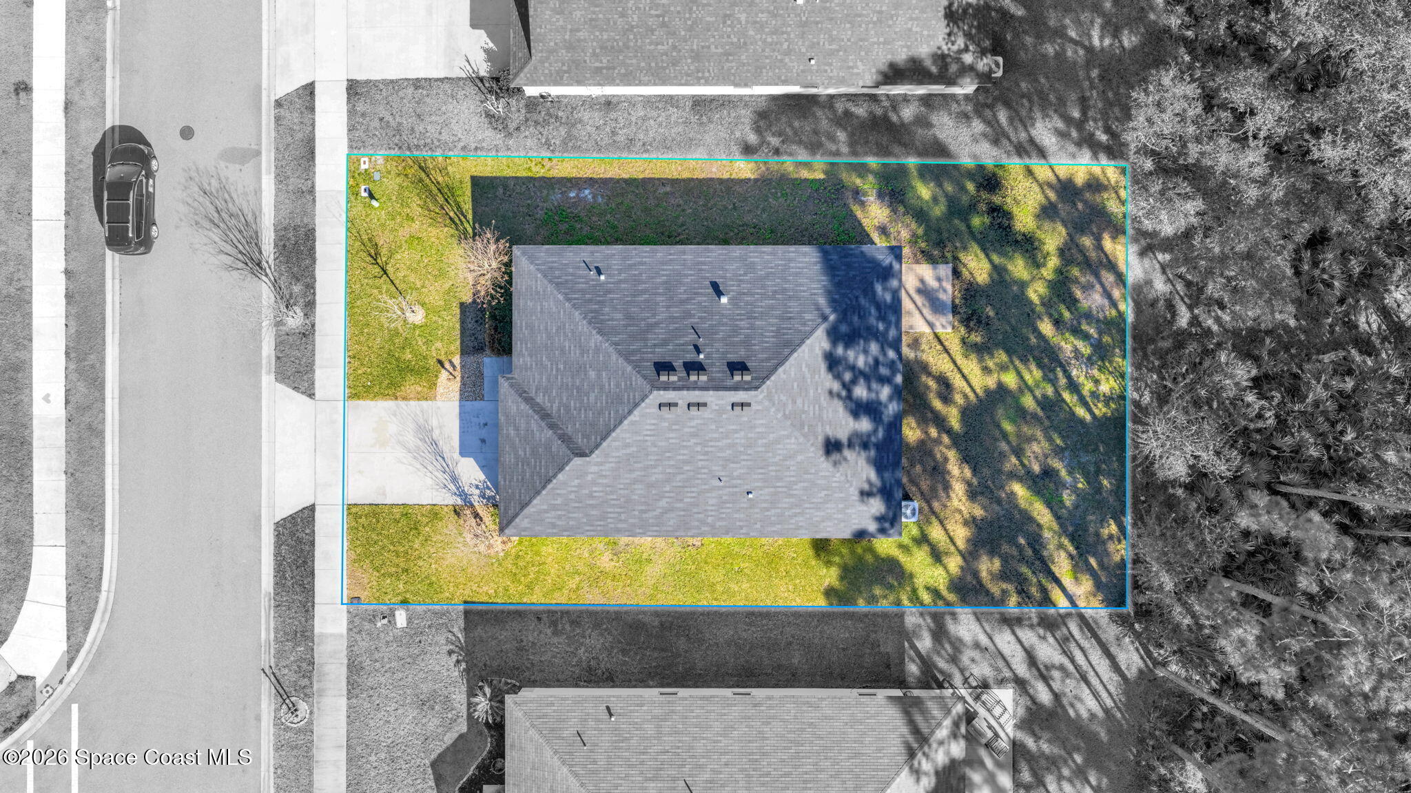 1219 Moscato Drive Titusville, FL 32780 - Photo 21 of 21 a aerial view of a swimming pool