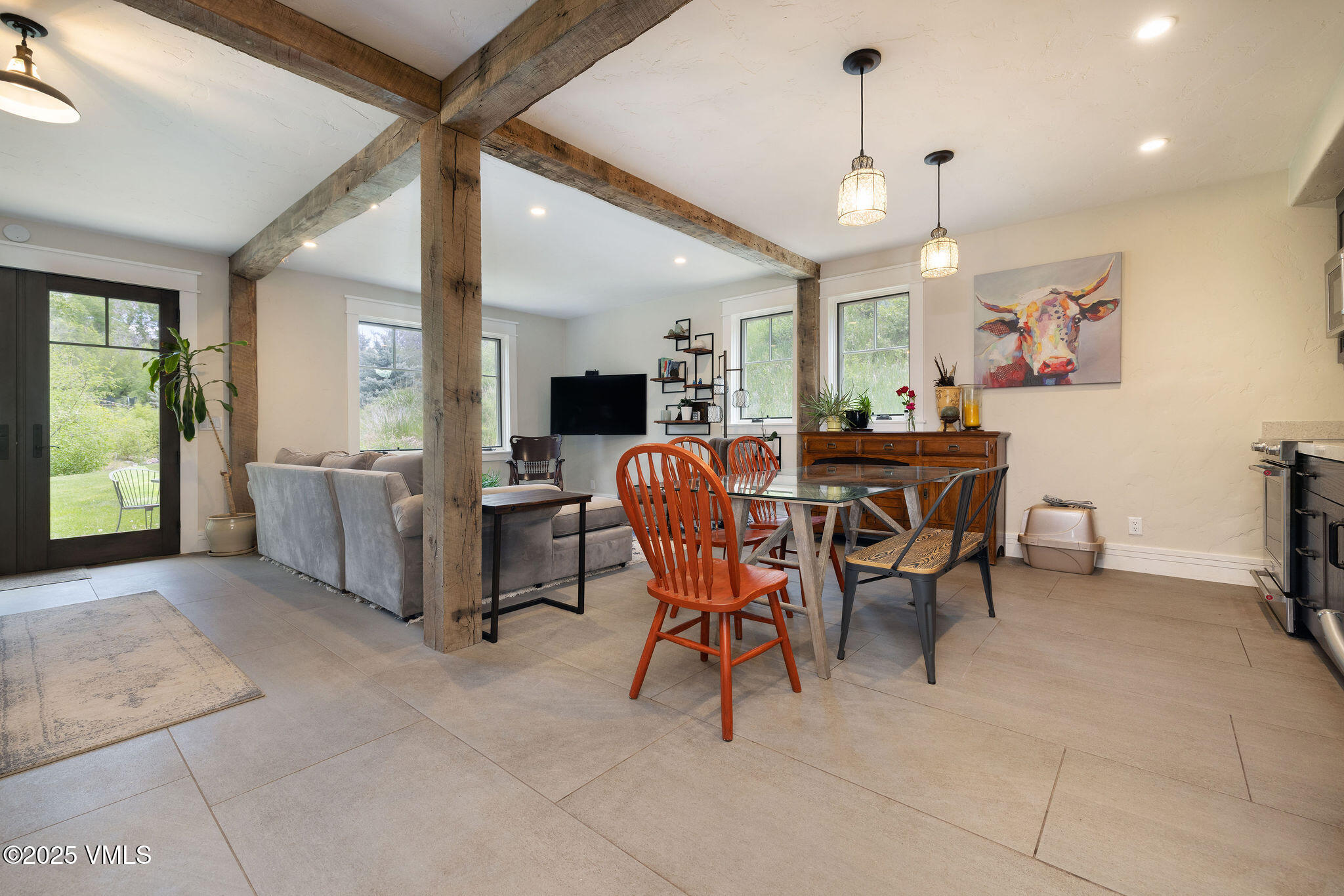 1794 Eby Creek Road Eagle, CO 81631 - Photo 22 of 45 a view of a dining room with furniture window and outside view