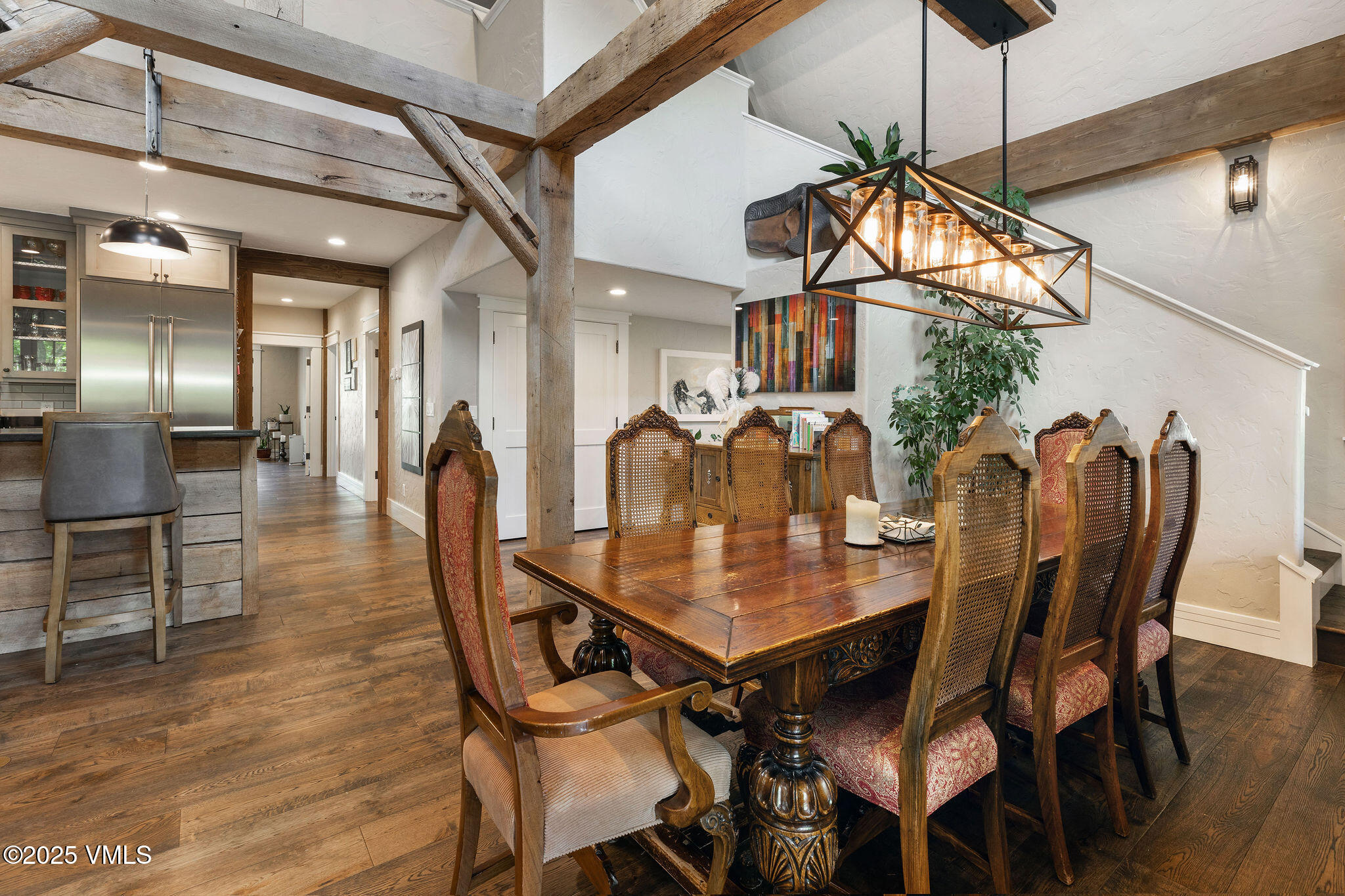 1794 Eby Creek Road Eagle, CO 81631 - Photo 7 of 45 a view of a dining room with furniture and wooden floor
