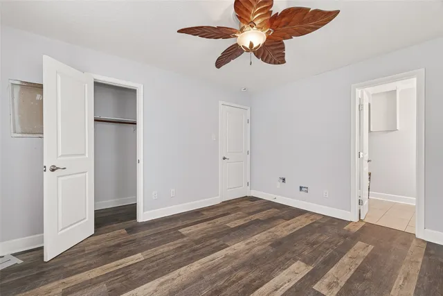 wooden floor in an empty room