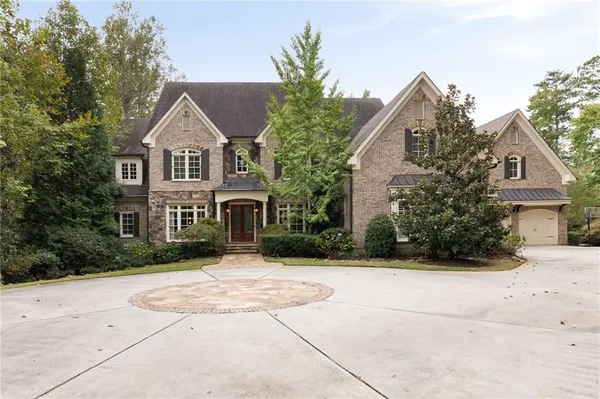 front view of house with a yard