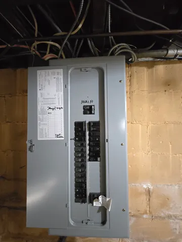 a view of water heater room