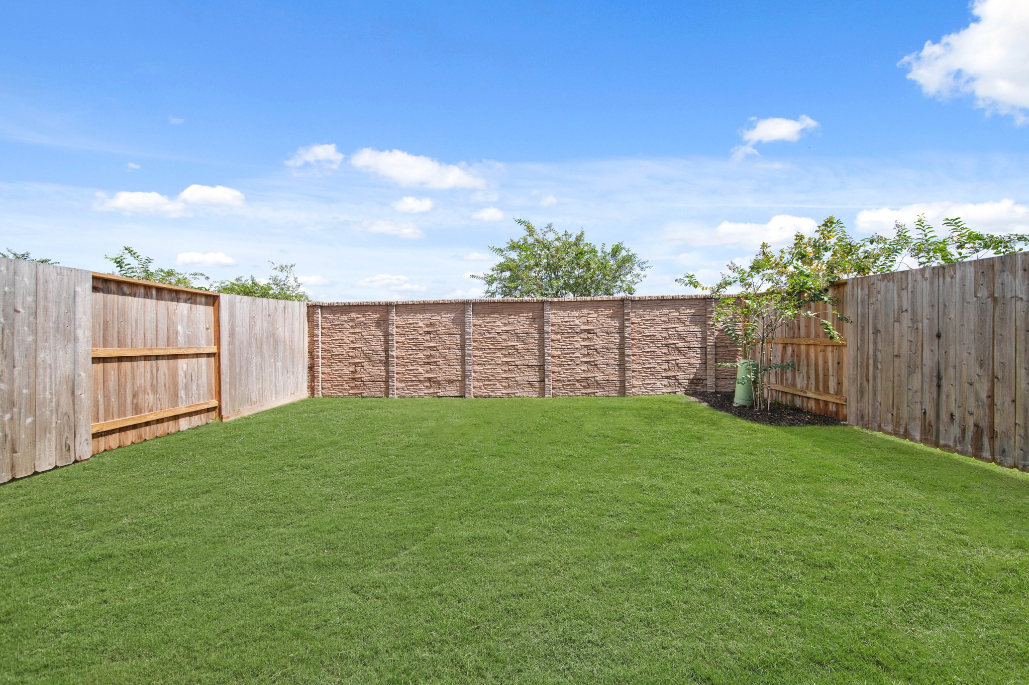 10111 Crescendo Way Manvel, TX 77578 - Photo 25 of 25 a view of a backyard with a garden