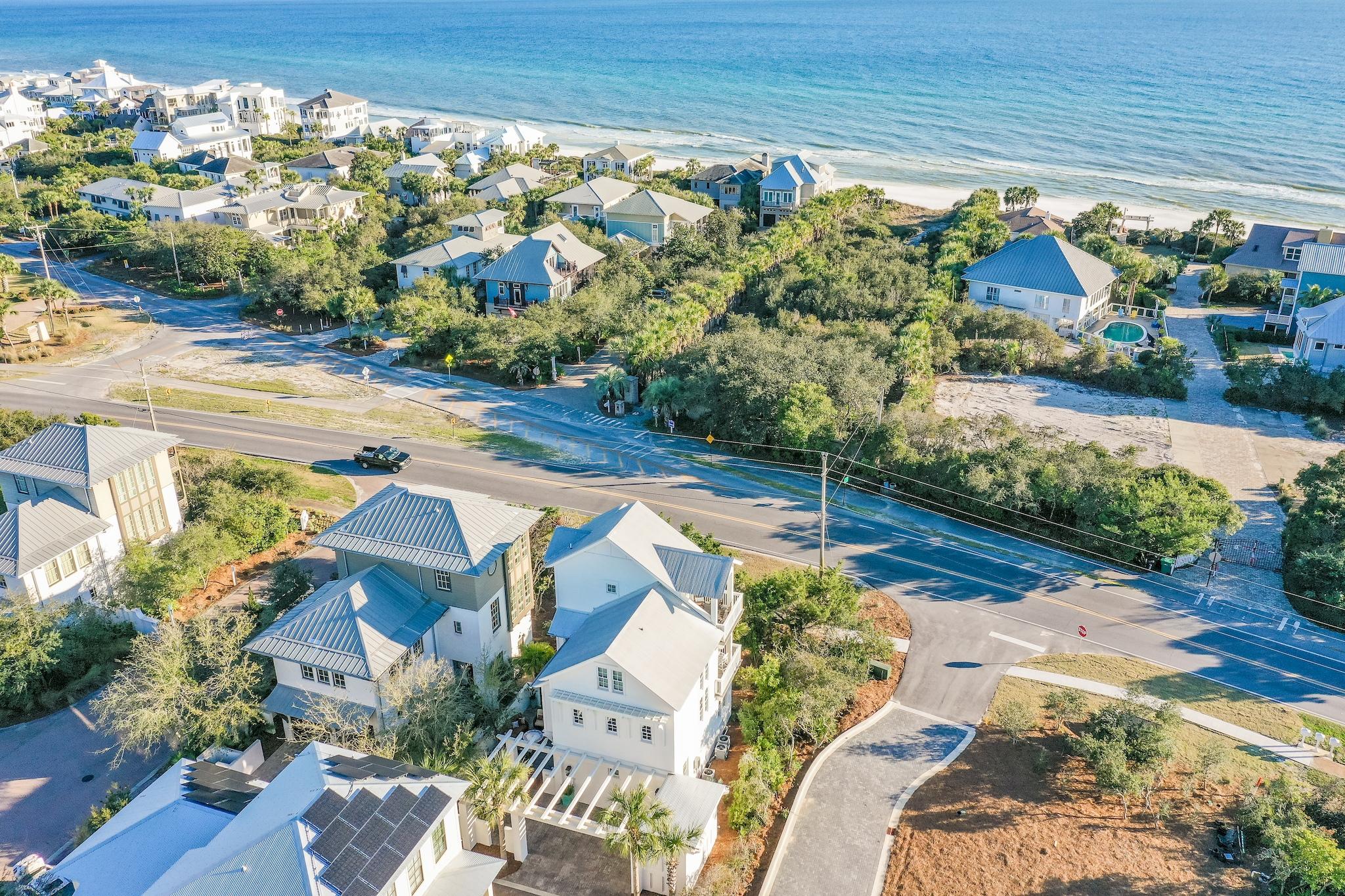 165 Sand Oaks Circle Santa Rosa Beach, FL 32459 - Photo 42 of 54 an aerial view of residential houses with outdoor space