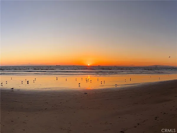 a view of an ocean and beach