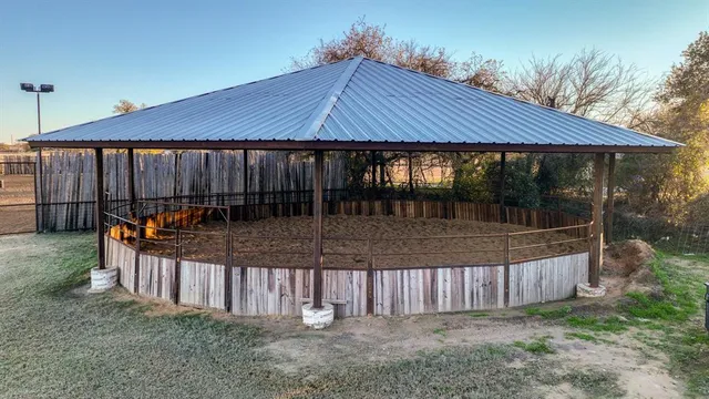 a view of wooden fence