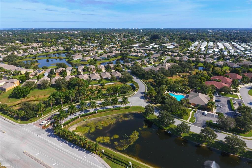 4174 Overture Circle, Unit 519 Bradenton, FL 34209 - Photo 40 of 53 an aerial view of residential houses with outdoor space