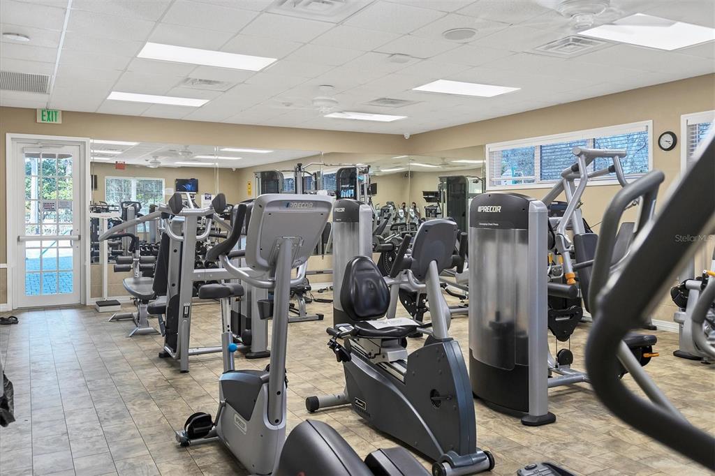 4174 Overture Circle, Unit 519 Bradenton, FL 34209 - Photo 47 of 53 a view of a room with gym equipment