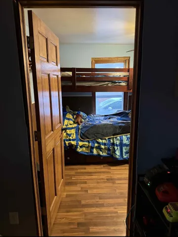 a view of a livingroom with a chandelier
