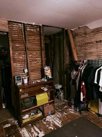 a view of storage and utility room