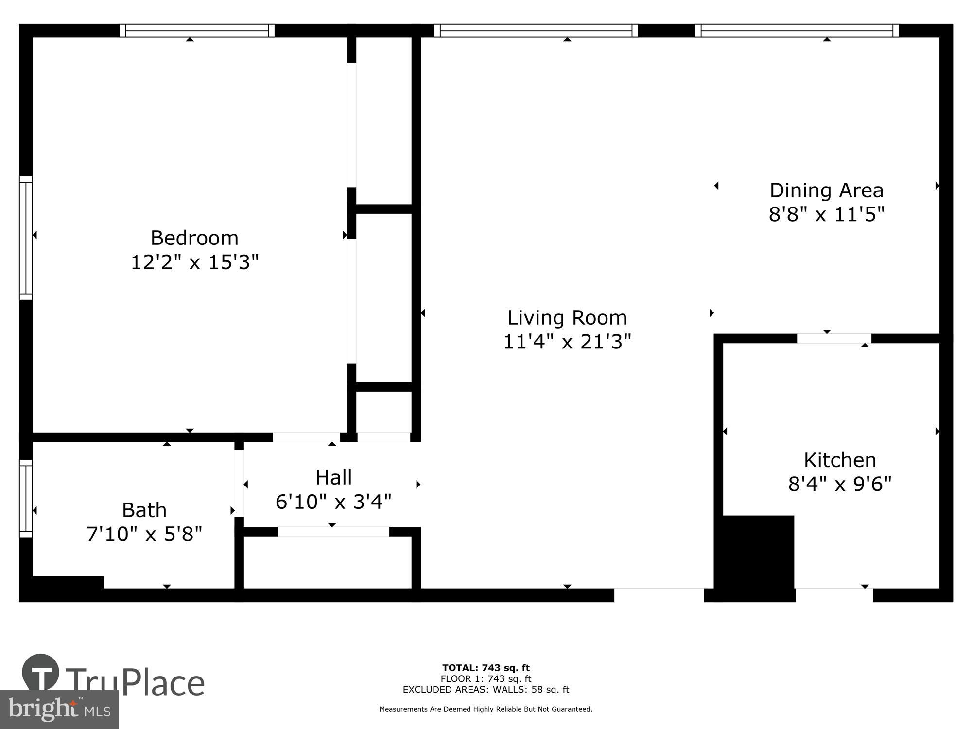 3900 Tunlaw Road Northwest, Unit 509 Washington, DC 20007 - Photo 36 of 36 Unit Floor Plan