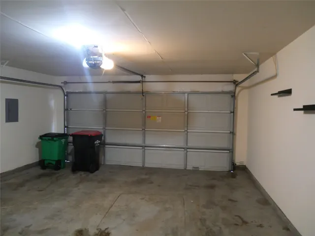 a view of a closet in a room