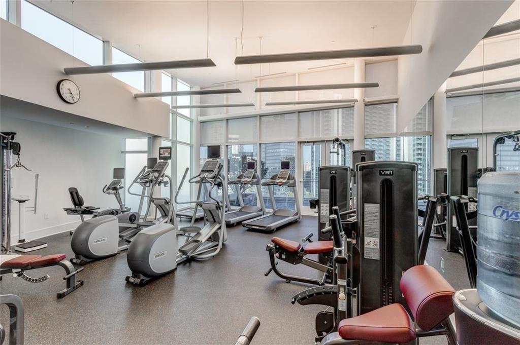 3325 Piedmont Road Northeast, Unit 1509 Atlanta, GA 30305 - Photo 27 of 29 a view of a room with gym equipment