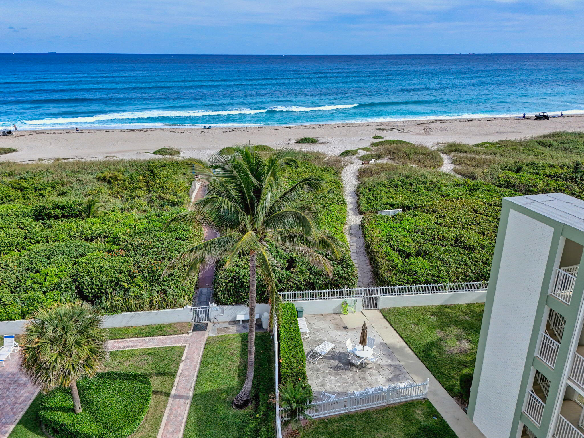 3600 North Ocean Drive, Unit 223 Singer Island, FL 33404 - Photo 12 of 47 a view of a yard with an outdoor space