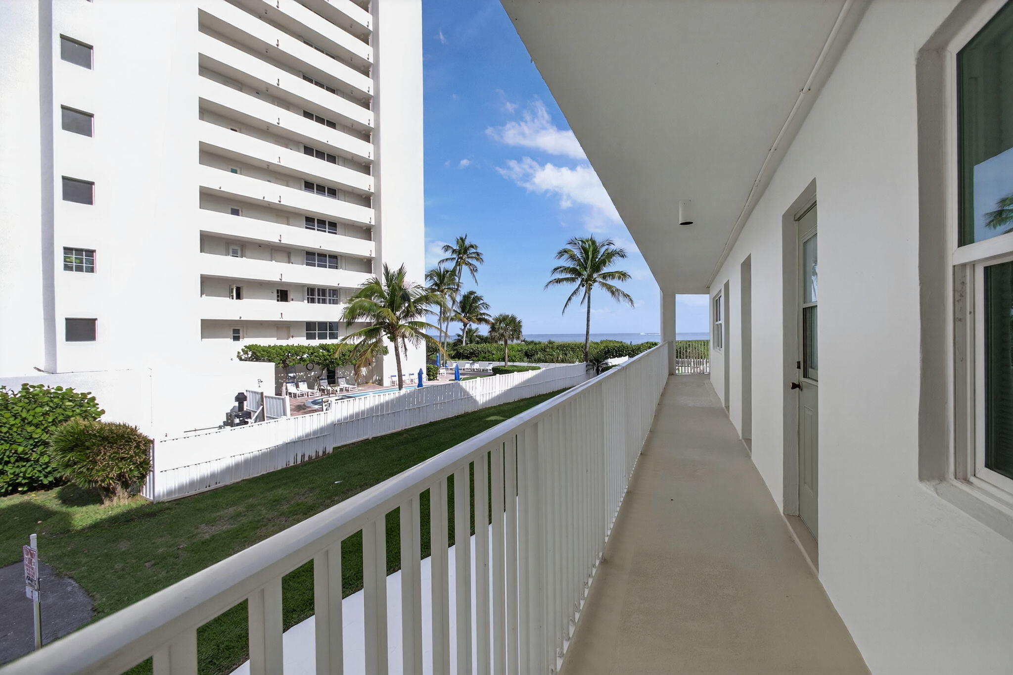 3600 North Ocean Drive, Unit 223 Singer Island, FL 33404 - Photo 34 of 47 a view of a balcony and yard