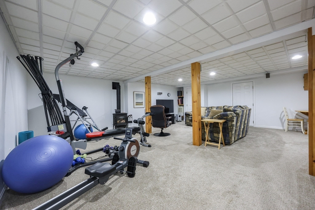 4 Rainbow Drive Medway, MA 02053 - Photo 34 of 42 a view of a room with gym equipment