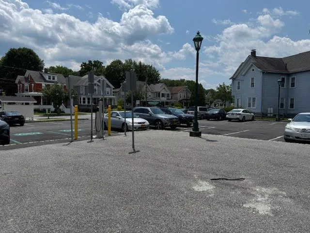 a view of a city street