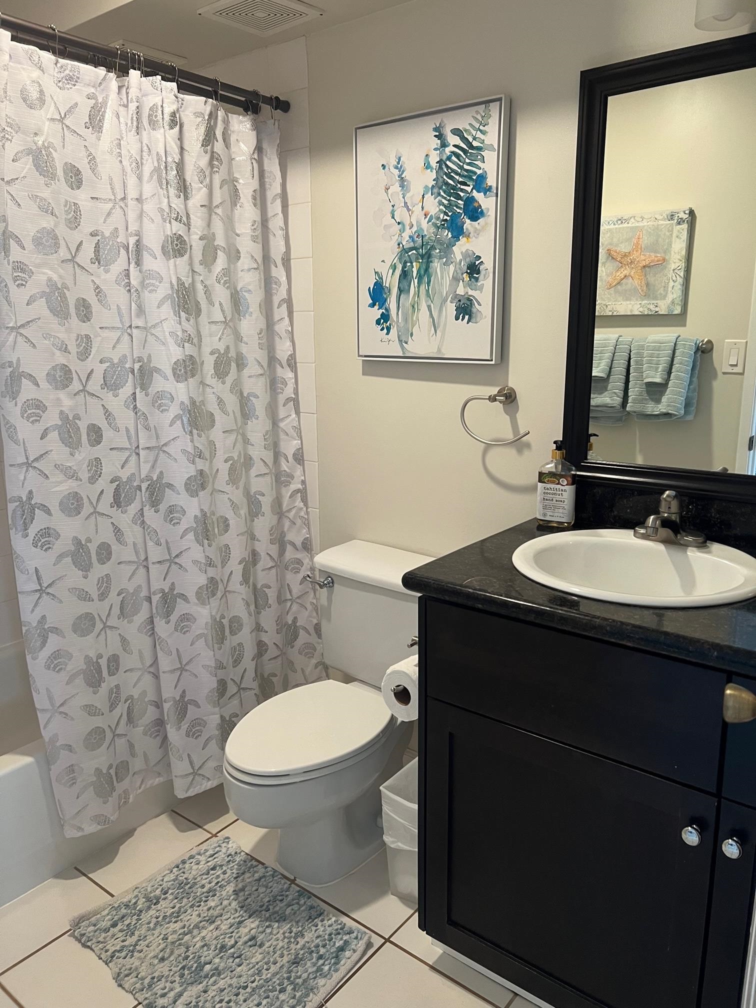 3823 Lower Honoapiilani Road, Unit 211 Lahaina, HI 96761 - Photo 4 of 34 a bathroom with a sink toilet and a mirror