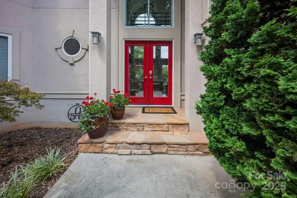 a front view of a house with a porch