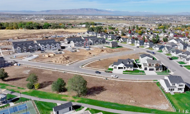 2559 West Aurora Avenue, Unit 292 Mapleton, UT 84664 - Photo 2 of 9 Aerial view of residential area with a mountainous background