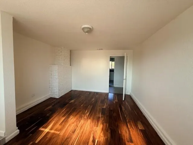 wooden floor in an empty room