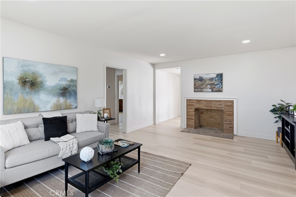 3328 North Verdugo Road Glendale, CA 91208 - Photo 4 of 42 a living room with furniture and a fireplace