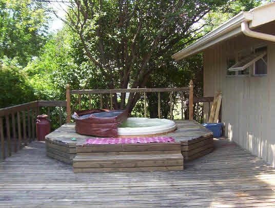 1090 Turkington Terrace Rochelle, IL 61068 - Photo 5 of 8 a view of a wooden deck and a backyard