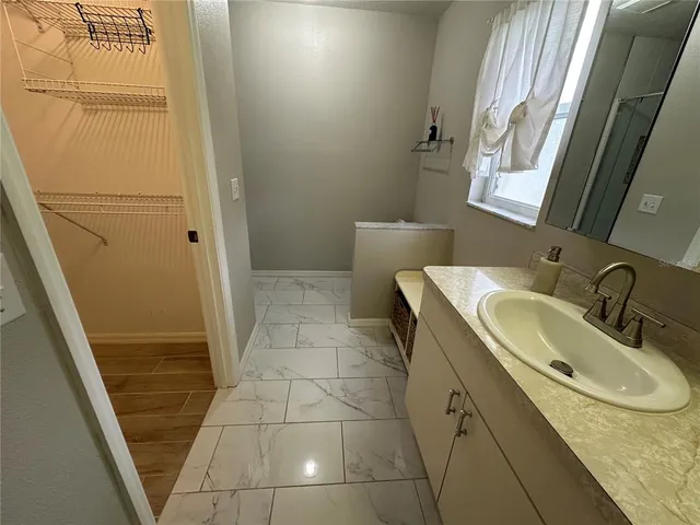 a view of a small space