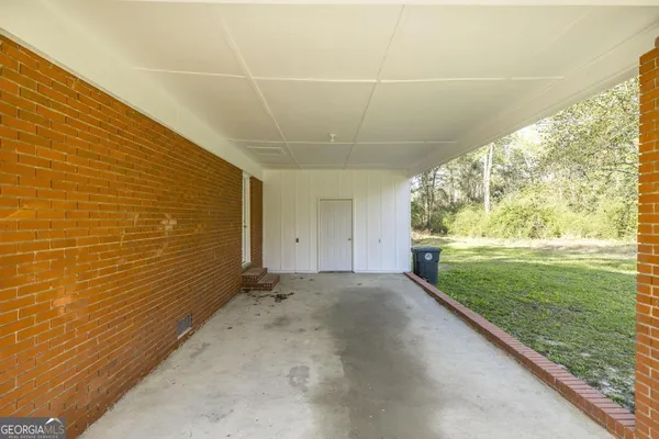 a view of a room with window