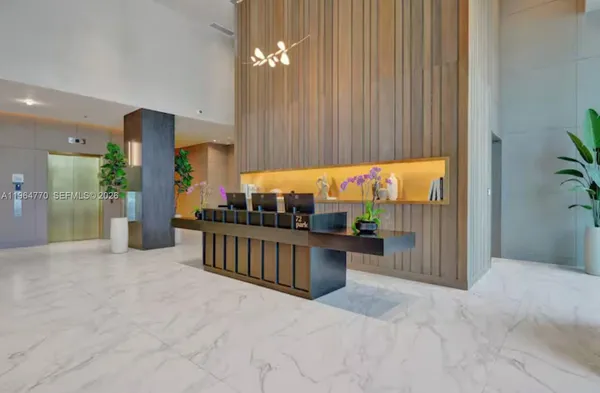 a city view with tall buildings