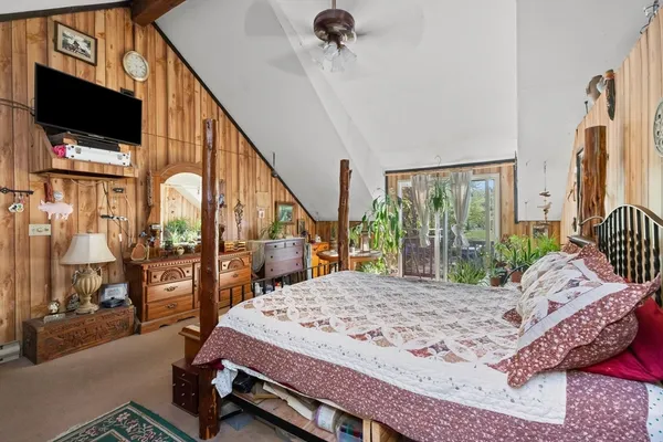 a view of outdoor space with seating