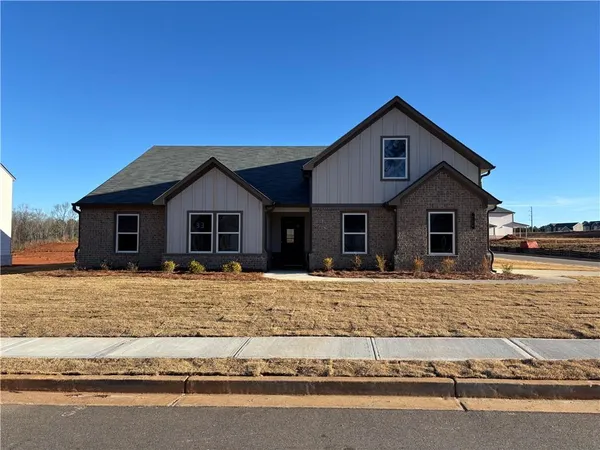 a large house with a outdoor space