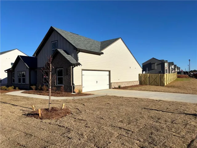 a view of a house with a patio