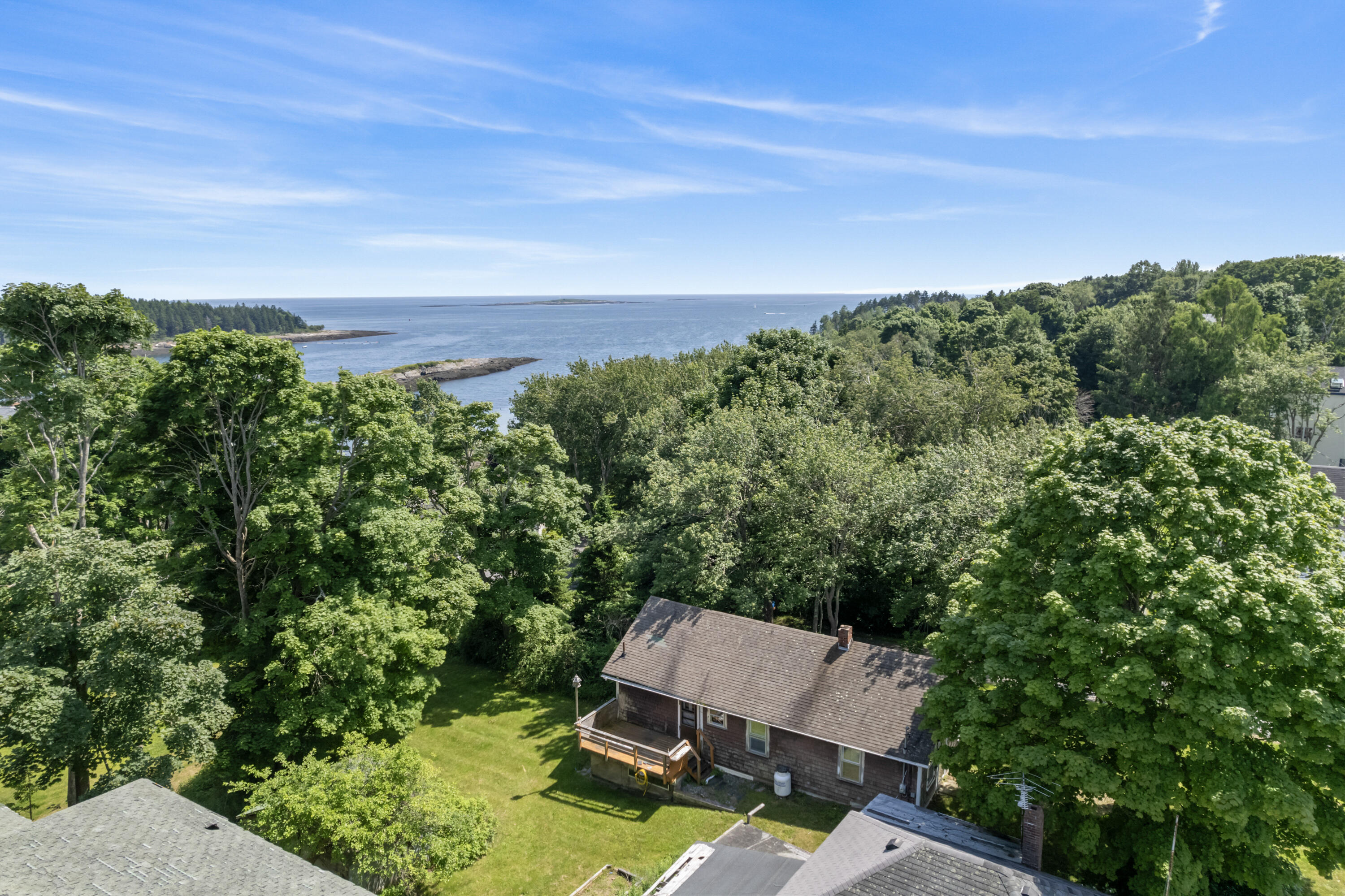 1749 Harpswell Islands Road Orrs Island, ME 04066 - Photo 29 of 36 Aerial