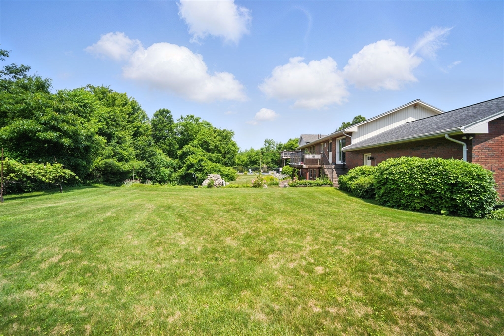 22 Woodland Road Springfield, MA 01129 - Photo 3 of 36 a view of a garden with a building in the background