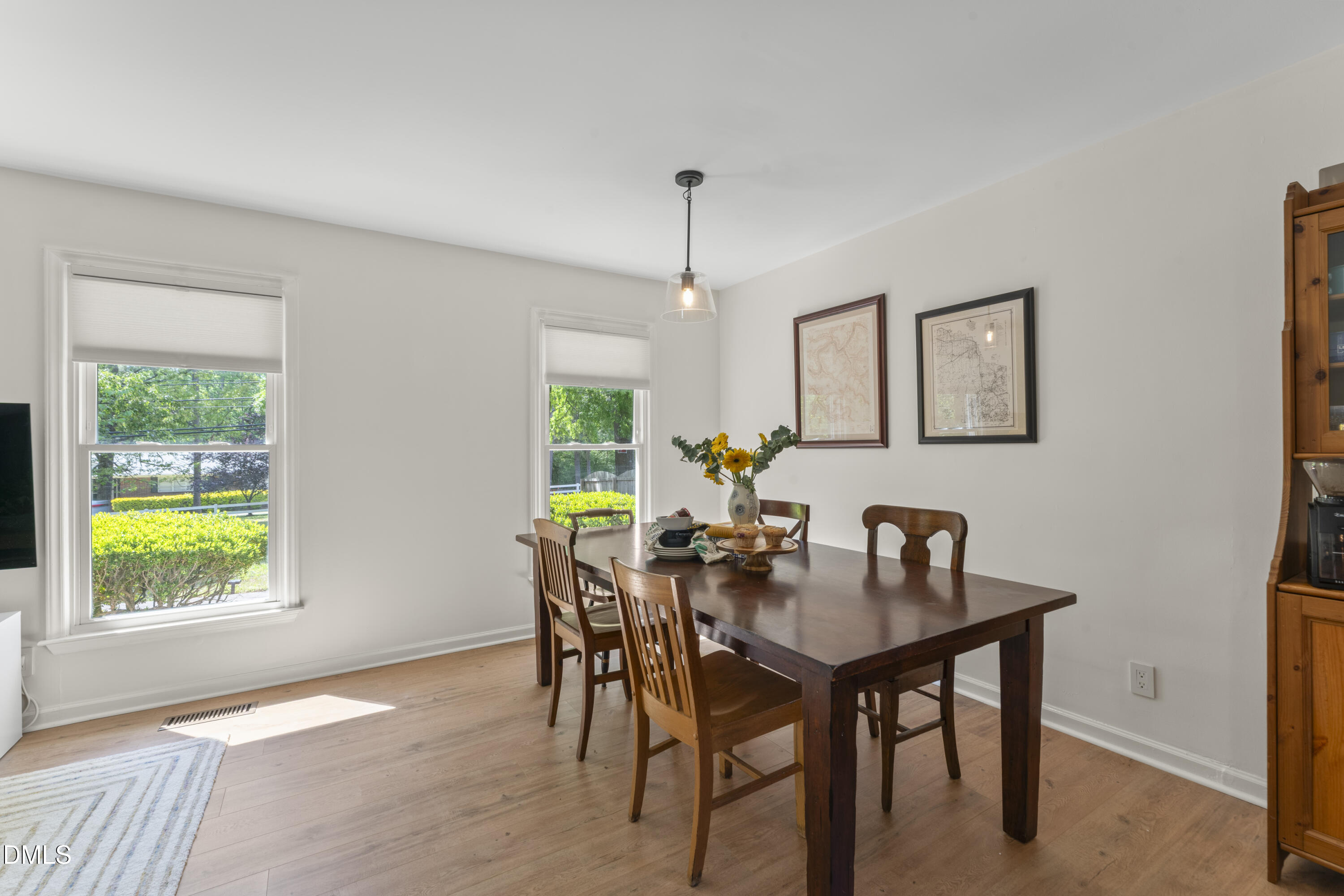 3419 Old Chapel Hill Road Durham, NC 27707 - Photo 15 of 38 a view of a dining room with furniture and window