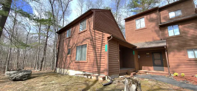 a backyard of a house
