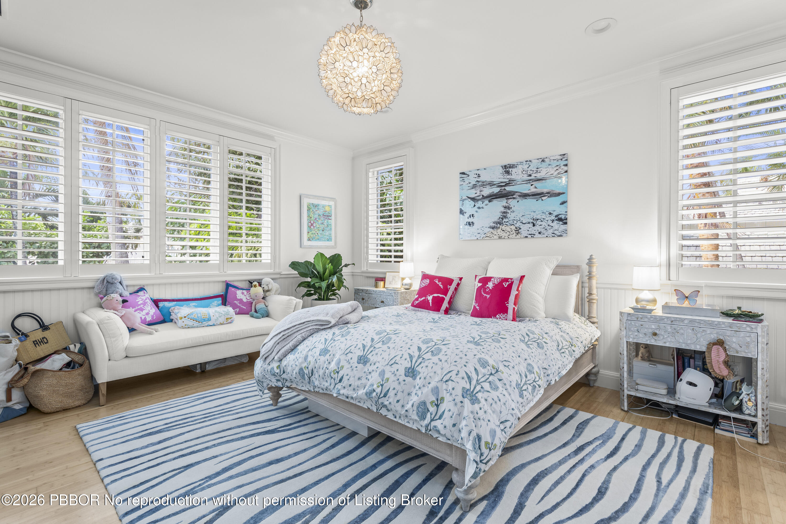 156 Dolphin Road Palm Beach, FL 33480 - Photo 11 of 21 a bedroom with a bed and a window