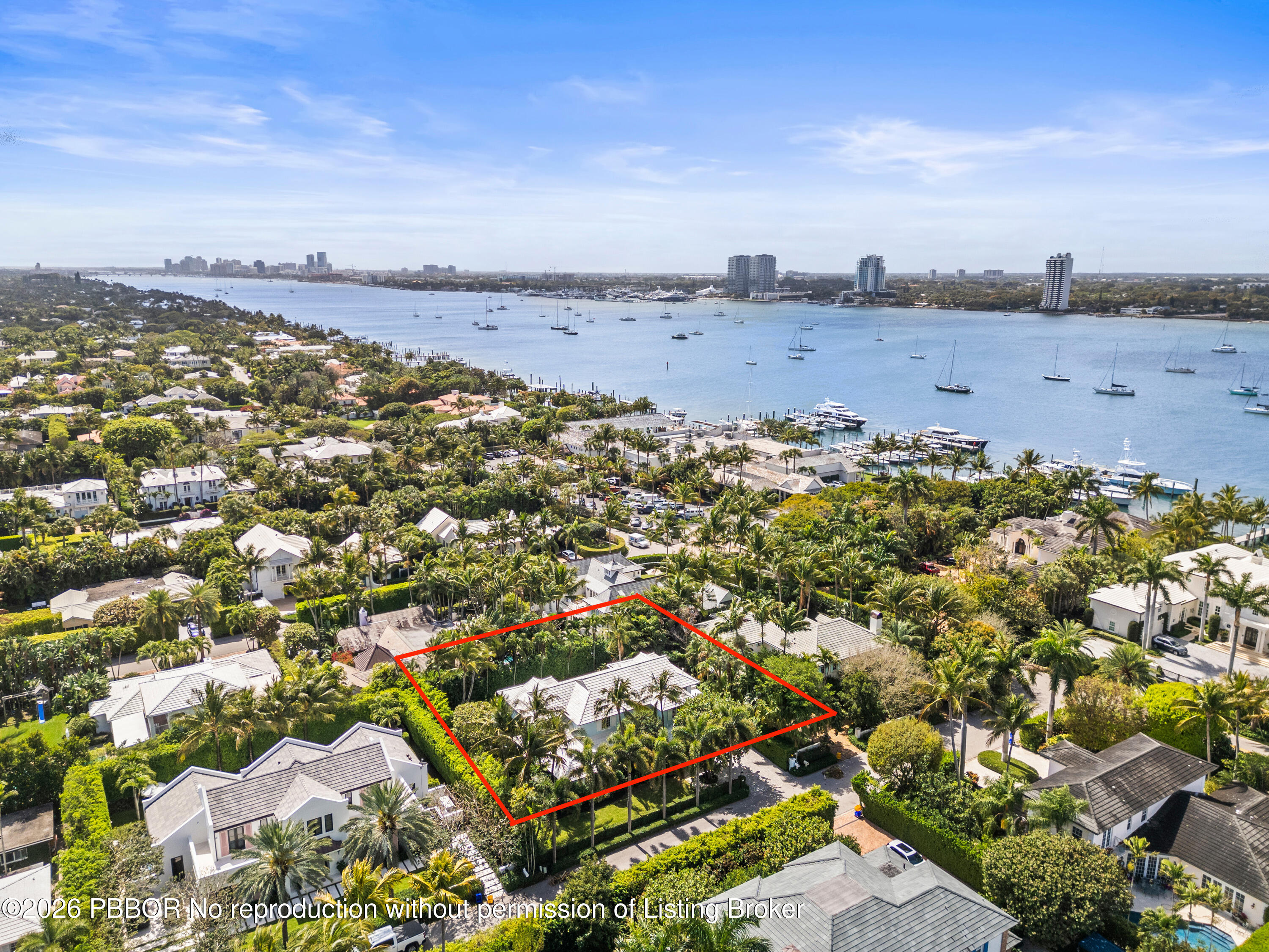 156 Dolphin Road Palm Beach, FL 33480 - Photo 20 of 21 a view of a city