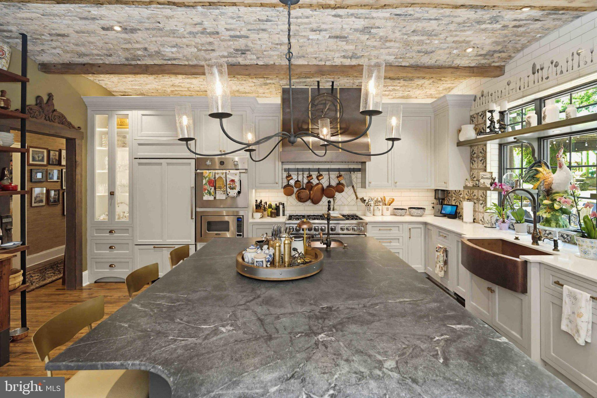 2244 Deer Path Road Huntingdon Valley, PA 19006 - Photo 47 of 95 Elegant kitchen with rustic charm.