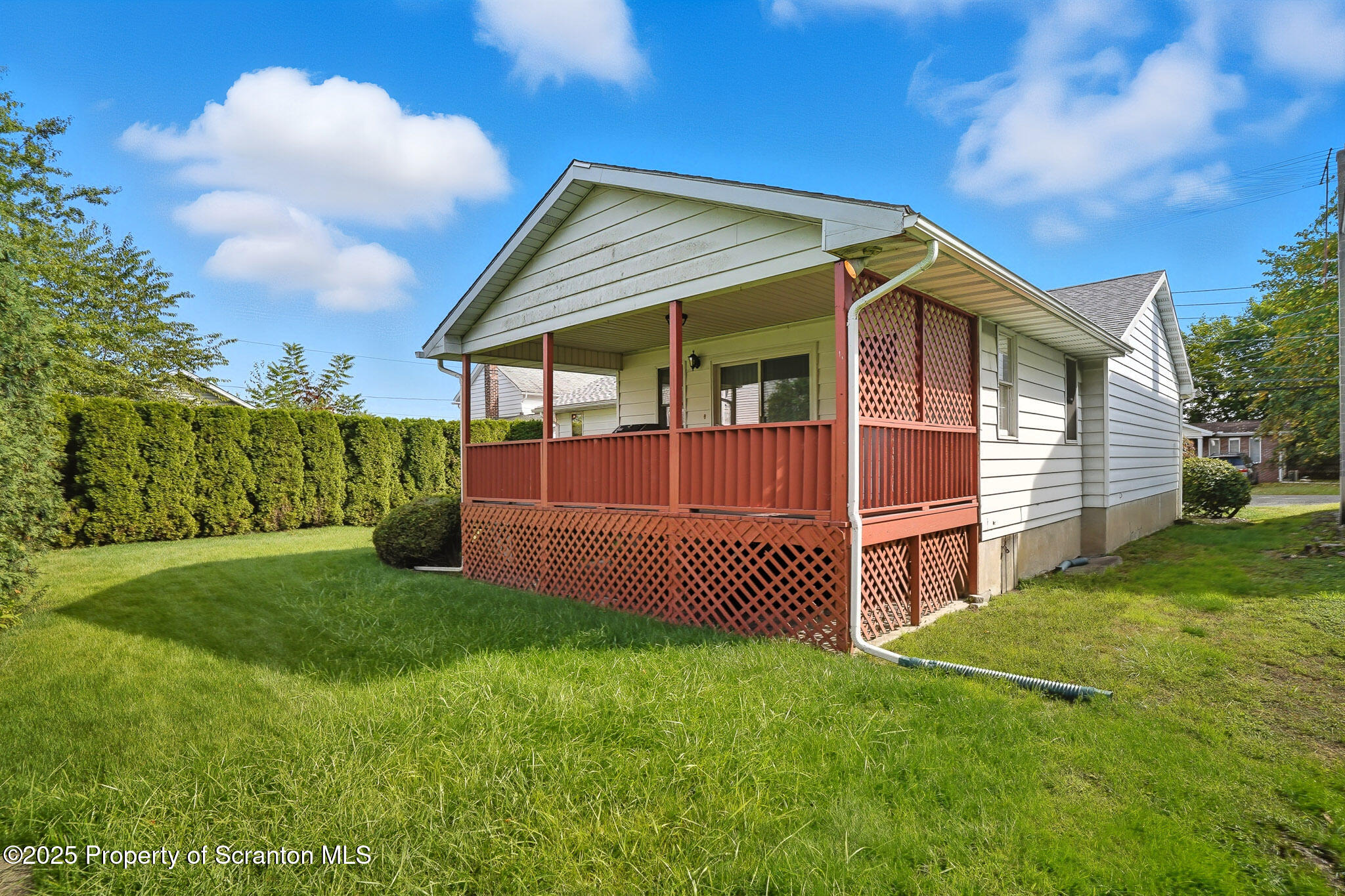 303 Drake Street Old Forge, PA 18518 - Photo 9 of 39 rear deck