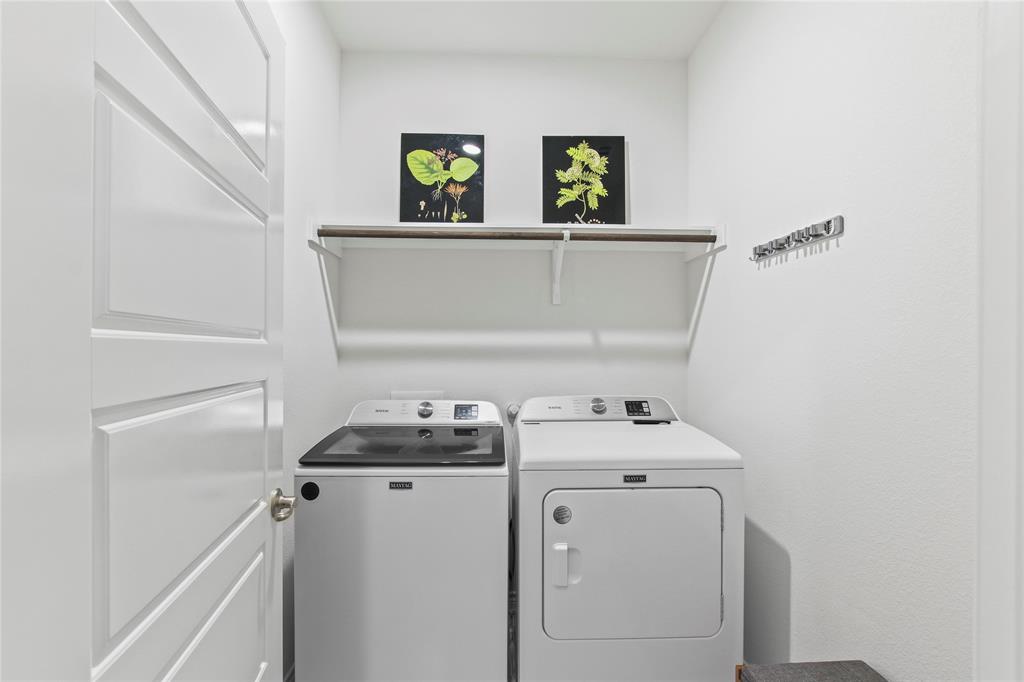 2920 Pinecrest Drive Aubrey, TX 76227 - Photo 17 of 27 a utility room with dryer and washer