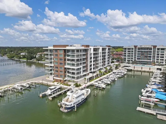 a view of a lake with a nearby beach