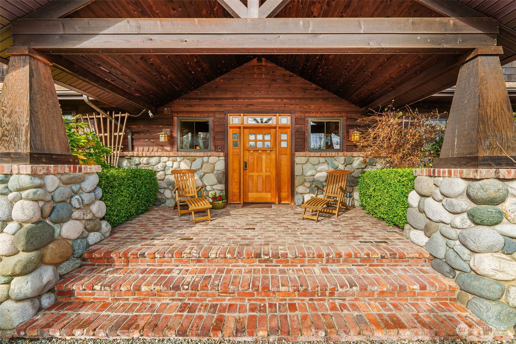 2325 Cays Road Sequim, WA 98382 - Photo 6 of 36 a front view of a house with garden