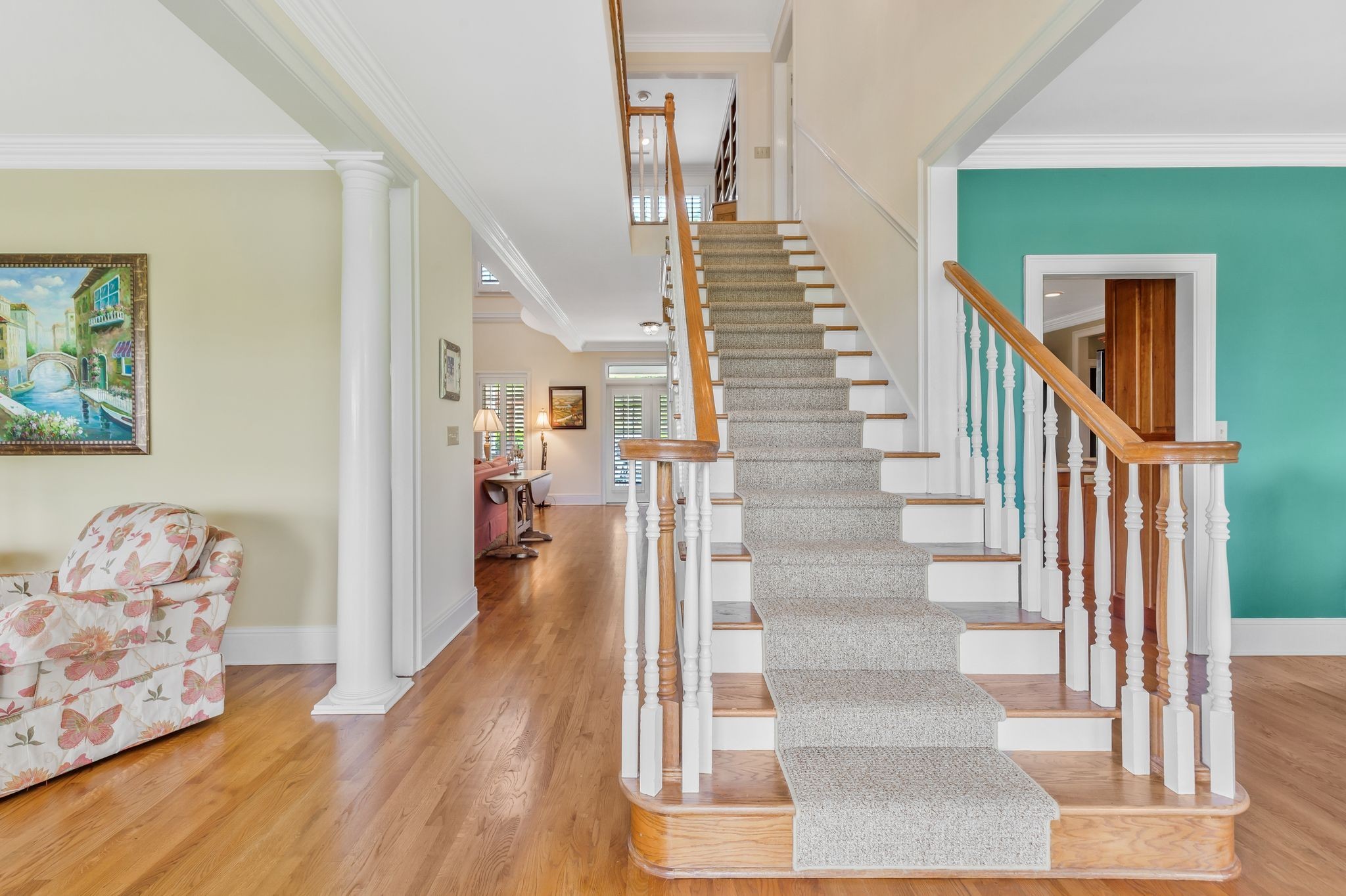 1036 Reed Hollow Road Readyville, TN 37149 - Photo 11 of 90 a view of entryway and hall with wooden floor