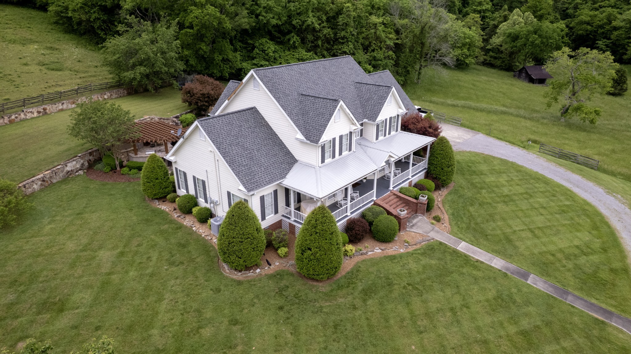 1036 Reed Hollow Road Readyville, TN 37149 - Photo 82 of 90 an aerial view of a house